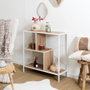Home Deco Factory Étagère Edison 80x30x79,5 cm blanc