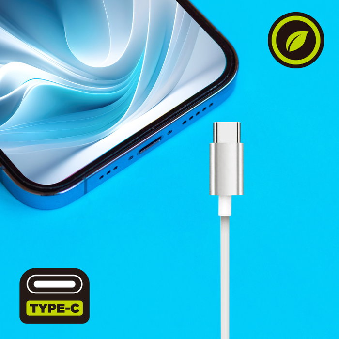 Muvit M32 Casque Magnétique USB Type-C avec Micro, 100% Plastique Recyclé, Écouteurs Stéréo Muvit M32 Casque Magnétique USB Type-C avec Micro, 100% Plastique Recyclé, Écouteurs Stéréo