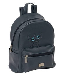 Safta Mini Sac à Dos Teen Stitch Gris