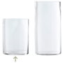 Day Vase Cylindre Transparent 15x20 cm