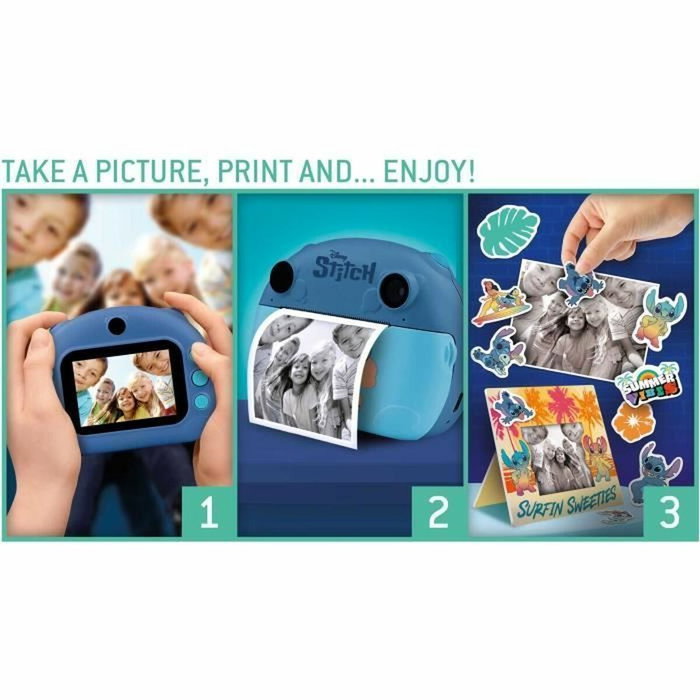 Lisciani Giochi Appareil Photo Instantané Stitch avec Double Objectif Lisciani Giochi Appareil Photo Instantané Stitch avec Double Objectif