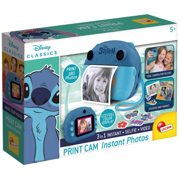 Lisciani Giochi Appareil Photo Instantané Stitch avec Double Objectif Lisciani Giochi Appareil Photo Instantané Stitch avec Double Objectif