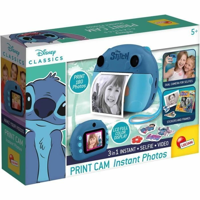 Lisciani Giochi Appareil Photo Instantané Stitch avec Double Objectif Lisciani Giochi Appareil Photo Instantané Stitch avec Double Objectif