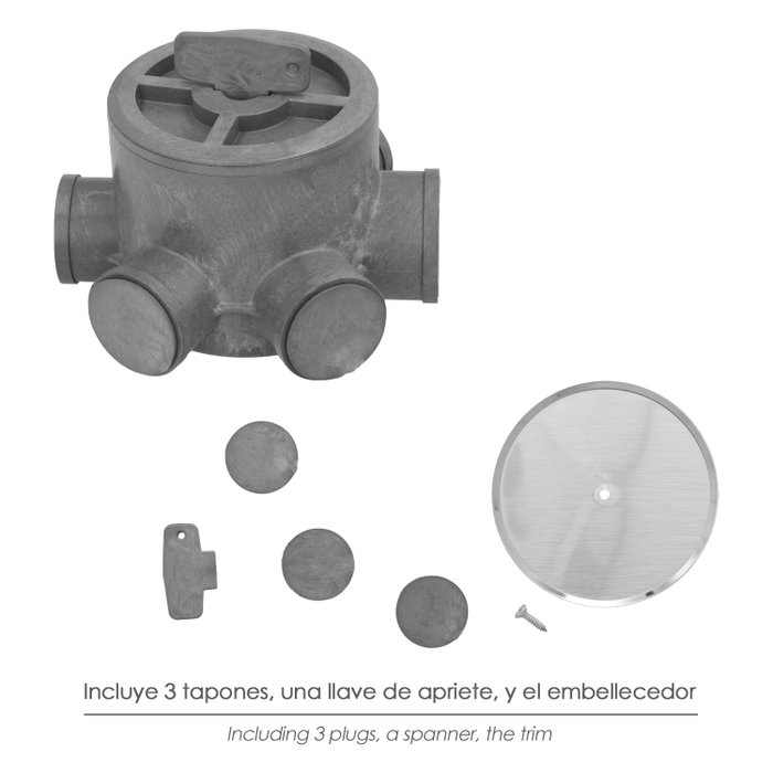 ABRISA Bote Sifónico PVC T-85 110 mm