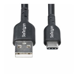 StarTech.com USB2C4M Câble USB-A vers USB-C 4 m Charge et Sync USB 2.0 480 Mbps 3A Noir