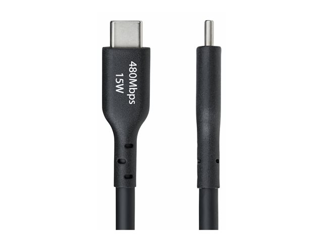 StarTech.com USB2C4M Câble USB-A vers USB-C 4 m Charge et Sync USB 2.0 480 Mbps 3A Noir