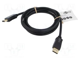 GOOBAY Câble DisplayPort 2.1 de 2m, noir