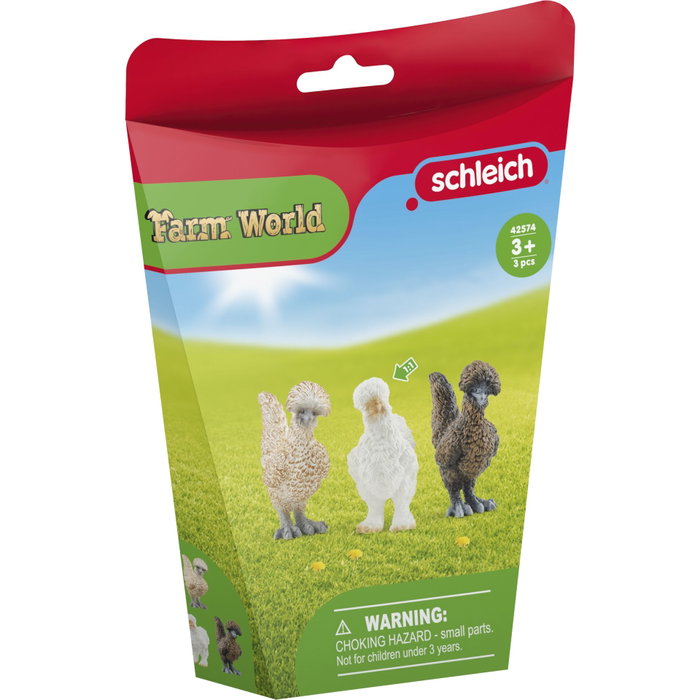 Schleich Coffret de Figurines Poules Trio de poules Farm World Schleich Coffret de Figurines Poules Trio de poules Farm World
