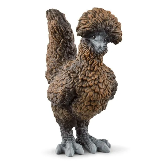 Schleich 42574 Figurine Poule Ferme Jouet, Coffret de 3 Pièces avec Grange, Jouet Éducatif pour Enfants Filles et Garçons 3 Ans