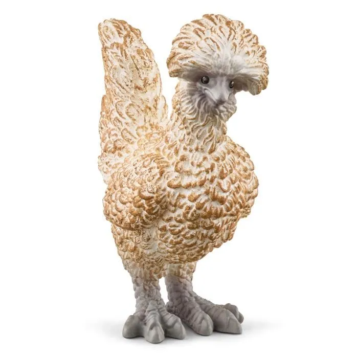 Schleich 42574 Figurine Poule Ferme Jouet, Coffret de 3 Pièces avec Grange, Jouet Éducatif pour Enfants Filles et Garçons 3 Ans