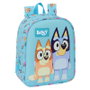 SAFTA Mochila Bluey 27 cm adaptable pour poussette, compartiment principal à fermeture éclair, avec poignée supérieure