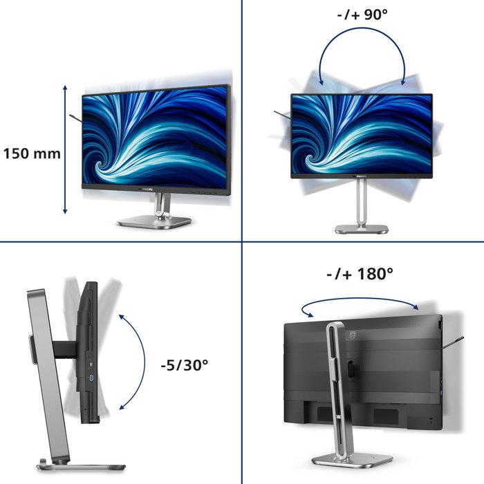 Philips 24B2N4200 Moniteur LED 24 pouces IPS Full HD 120 Hz Philips 24B2N4200 Moniteur LED 24 pouces IPS Full HD 120 Hz
