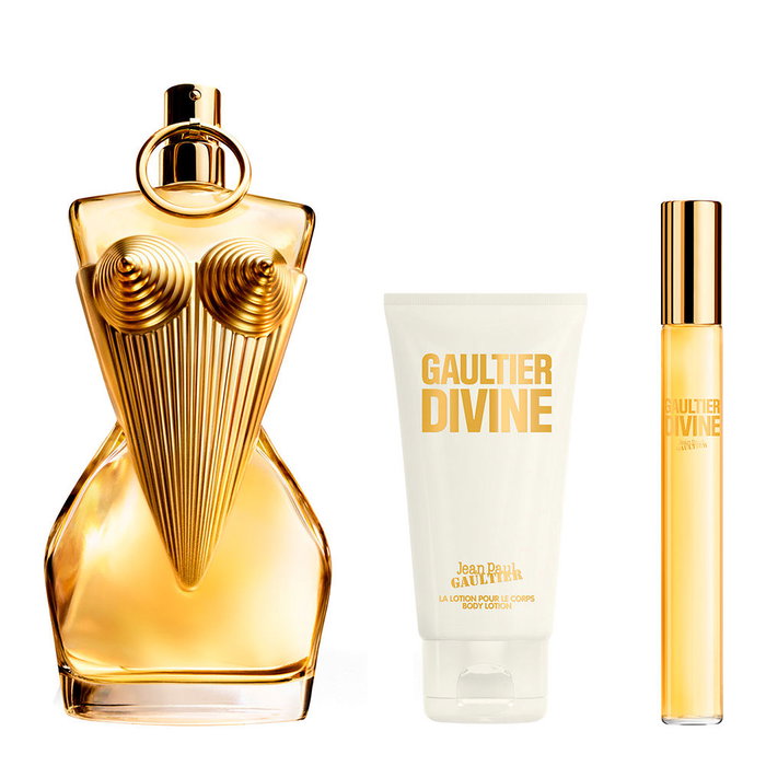 Jean Paul Gaultier Coffret Divine Eau de Parfum 100ml + Lait Corps 75ml + Eau de Parfum 10ml Femme Jean Paul Gaultier Coffret Divine Eau de Parfum 100ml + Lait Corps 75ml + Eau de Parfum 10ml Femme