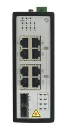Hikvision DS-3T0510P Commutateur industriel PoE 8 ports Gigabit et 2 SFP