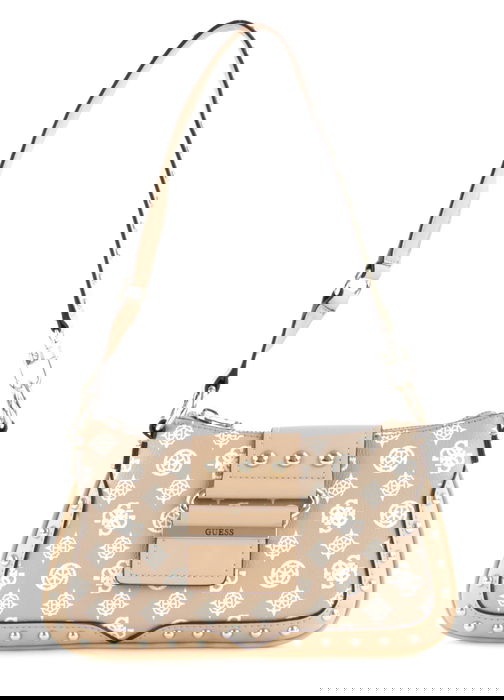 Guess Sac à main en textile Greta Mini Sable 16 x 29 x 5,3 cm - HWVB81 29210 Guess Sac à main en textile Greta Mini Sable 16 x 29 x 5,3 cm - HWVB81 29210