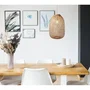 Intermas Gardening Suspension Bari en Bambou Tressé Ø 35 cm