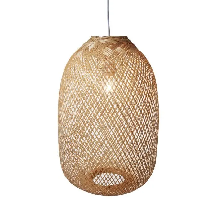 Intermas Gardening Suspension Bari en Bambou Tressé Ø 35 cm