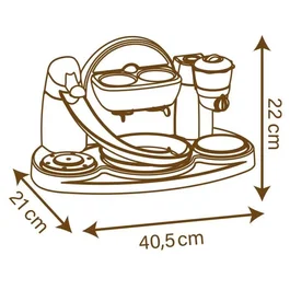 Smoby Chef Cake Pops Factory - Jeu de pâtisserie pour enfants, kit de cuisine et de décoration pour réaliser des cake pops dès 5 ans