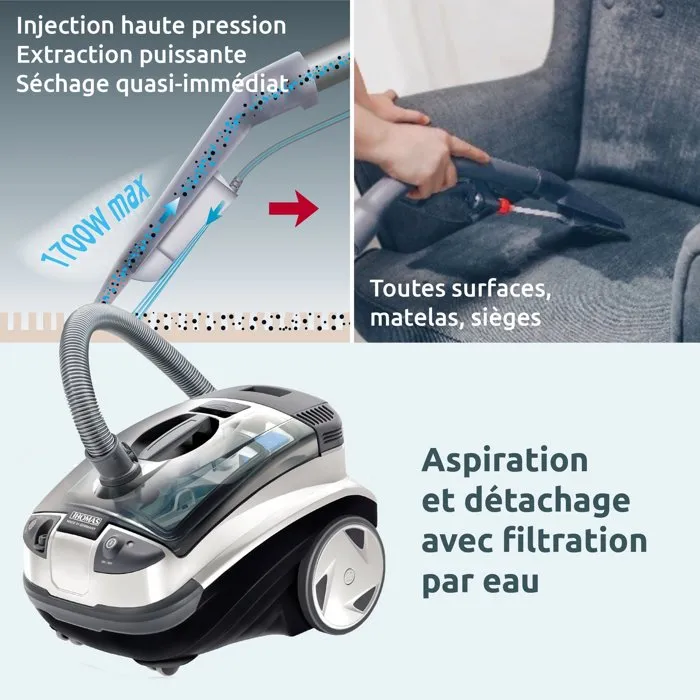 THOMAS Aquatic Panda Aspirateur détacheur 2 en 1 - 1700W max - 83 dB(A)