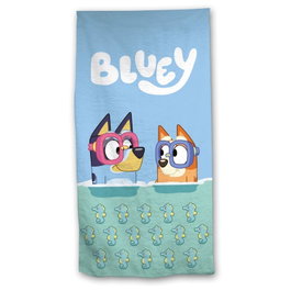 MOOSE - Toalie en microfibre Bluey pour enfants, 70x140 cm