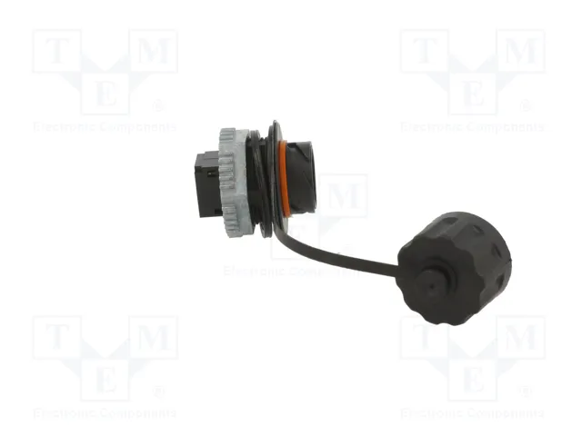 PANDUIT Lien USB A socle de deux côtés, montage sur panneau avec écrou arrière