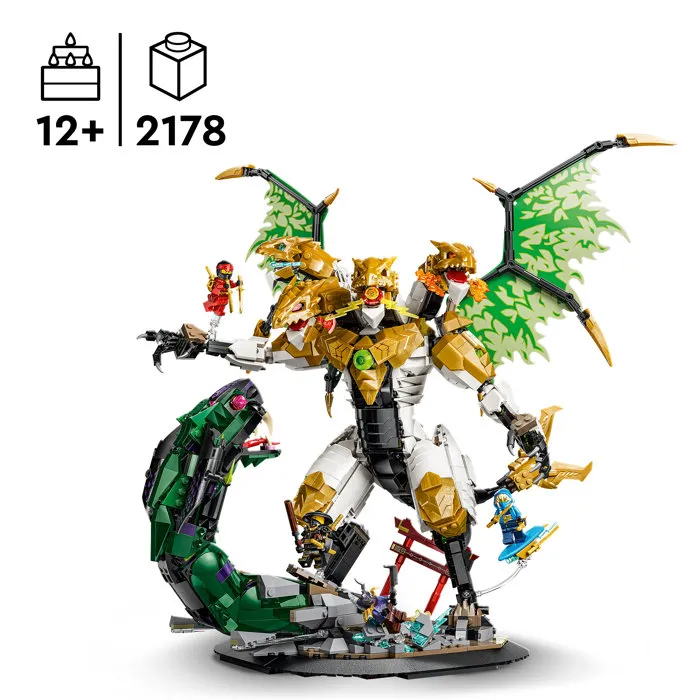 Lego LEGO NINJAGO 71872 Le Combat de l'Ultra Dragon - Jouet Ninja dès 12 ans - Cadeau
