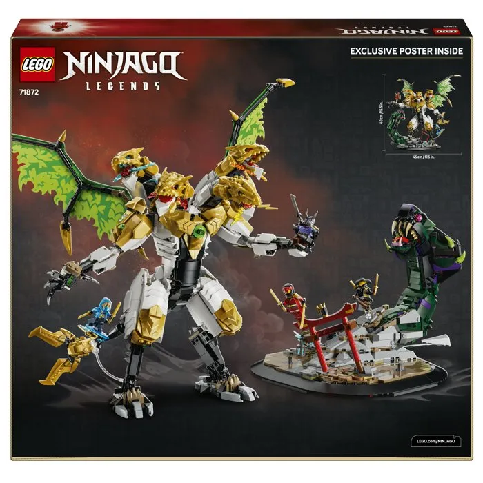 Lego LEGO NINJAGO 71872 Le Combat de l'Ultra Dragon - Jouet Ninja dès 12 ans - Cadeau