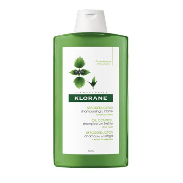 Klorane Shampoing régulateur de sébum à l'ortie bio pour cheveux gras 400 ml Klorane Shampoing régulateur de sébum à l'ortie bio pour cheveux gras 400 ml