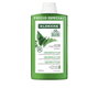 Klorane Shampoing régulateur de sébum à l'ortie bio pour cheveux gras 400 ml