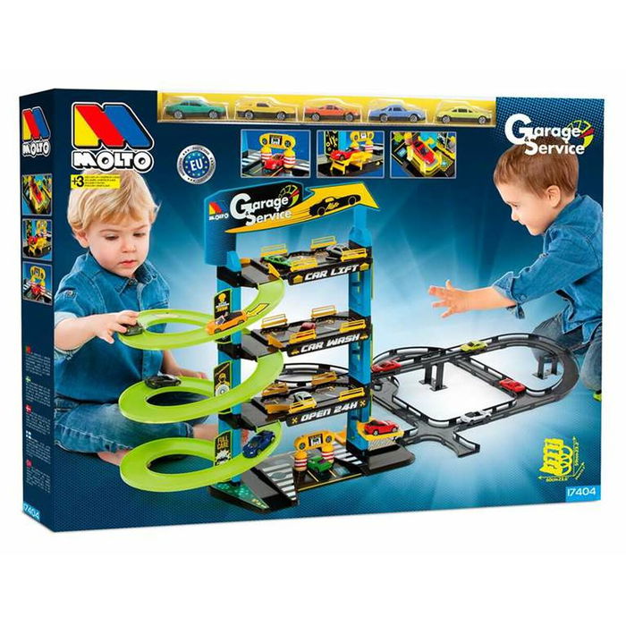 Piste de course Moltó 3 niveaux Voiture x 5 Piste de course Moltó 3 niveaux Voiture x 5