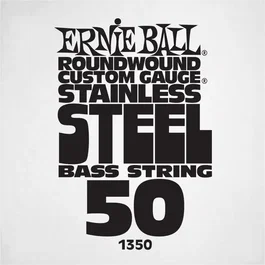 ERNIE BALL Corde de basse entorchée Stainless Steel .050