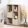Home Deco Factory Étagère Pietra 6 Compartiments Effet Travertino