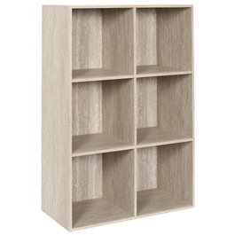 Home Deco Factory Étagère Pietra 6 Compartiments Effet Travertino