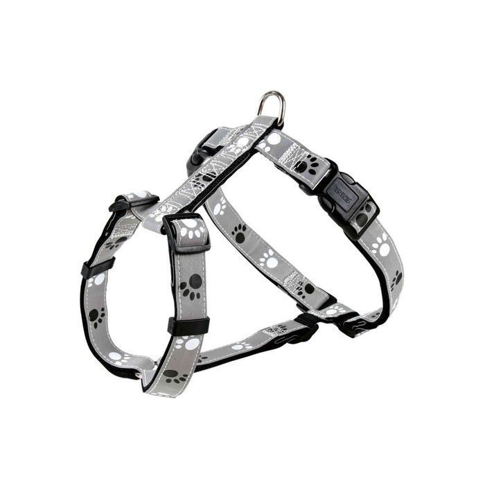 Harnais pour Chien Trixie Silver Reflect Noir Gris S/M Harnais pour Chien Trixie Silver Reflect Noir Gris S/M