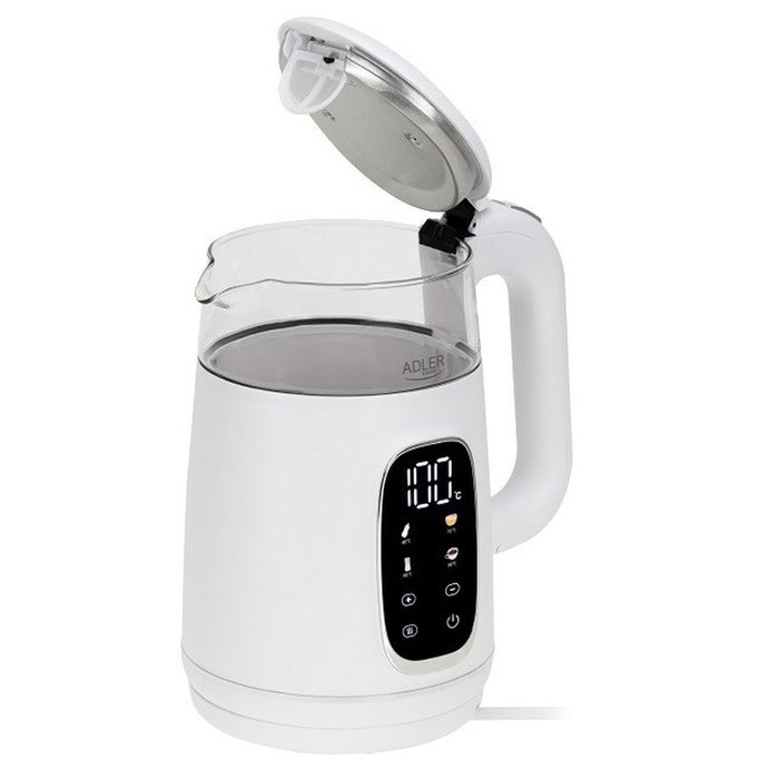 Adler Ad 1305 Bouilloire 1,7 L Blanc/argent