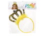 Atosa Accessoire Serre-tête Couronne Dorée Adulte avec Plumes