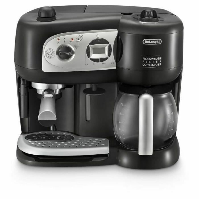 DeLonghi BCO 264.1 - Machine à café combinée espresso et filtre - Noir