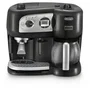 Delonghi BCO 264.1 - Combiné expresso cafetière, 1750W, Pompe 15 bars, Compatible café moulu et dosettes ESE, Noir
