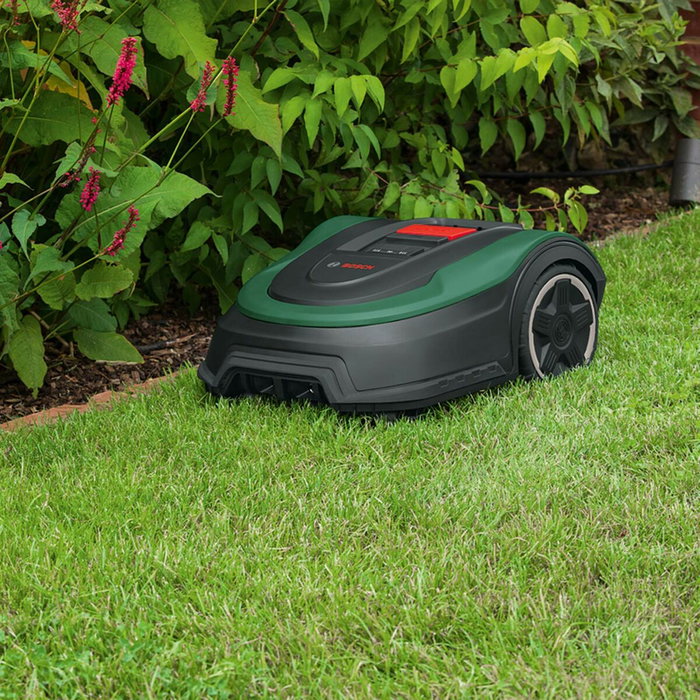 Bosch Indego S+ 500, Robot tondeuse sur batterie, Éjection Mulching