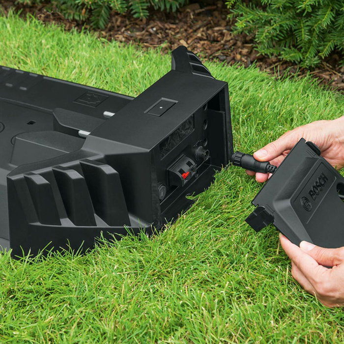 Bosch Indego S+ 500, Robot tondeuse sur batterie, Éjection Mulching