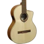 LAG Guitare Classique Électroacoustique Cutaway Occitania 88 4/4, Table Abeton Engelmann Massif, Khaya, Nylon, Naturel