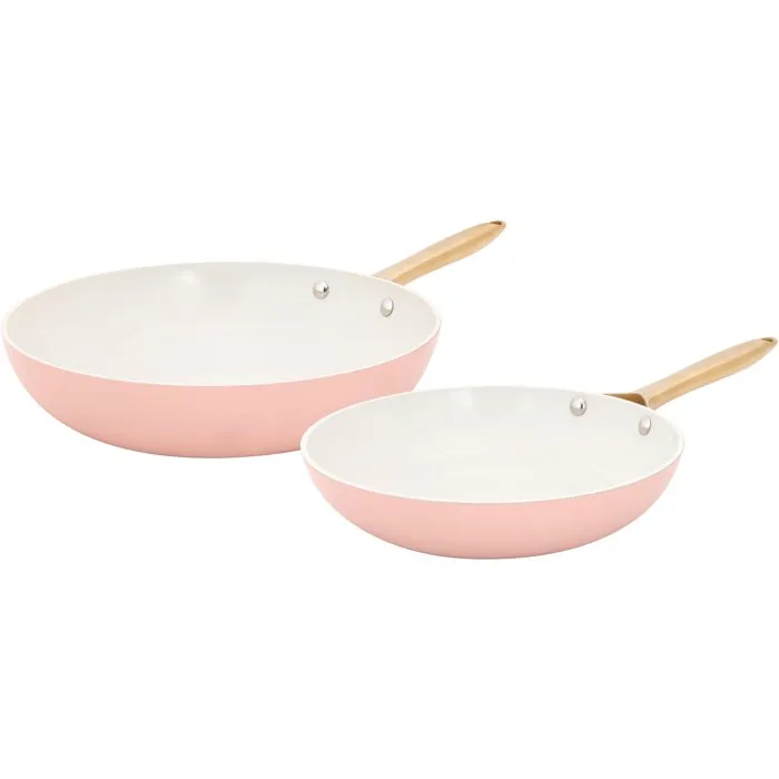 Cosy & Trendy Elegance Set 2 - Poêles Rose 24+28 cm Cosy & Trendy Elegance Set 2 - Poêles Rose 24+28 cm