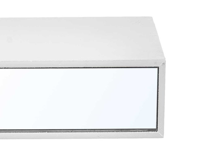 GIFTDECOR Dos Estantes Espejo 30cm Blanco