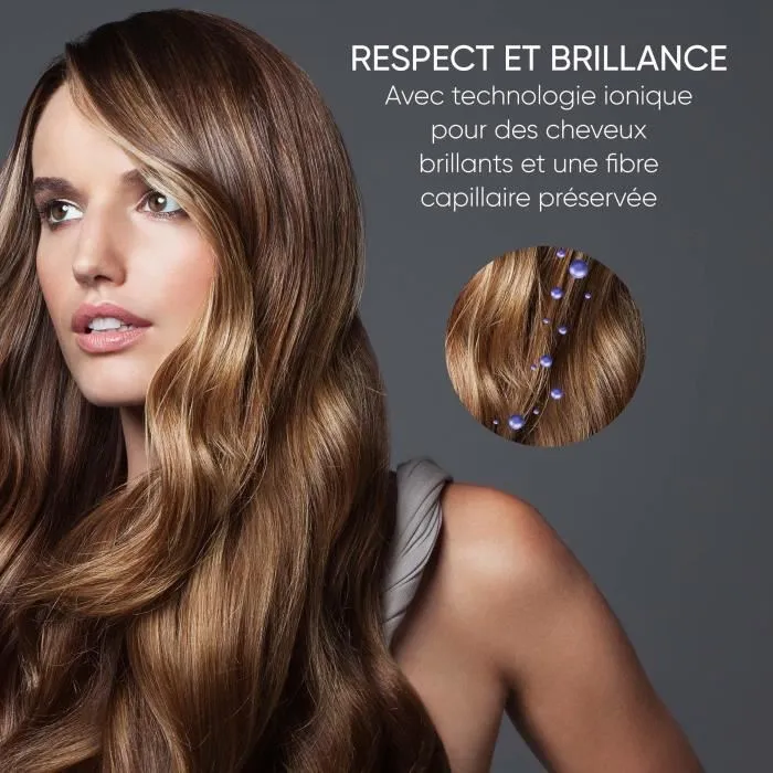 Severin Multistyler 5-en-1 - Brosse coiffante ionique avec moteur BLDC 1500 W - 5 embouts interchangeables (brosse ovale, brosse plate, brosses rondes, concentrateur) - Gris et noir