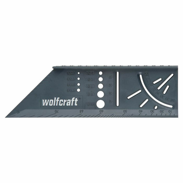Équerre de menuisier Wolfcraft Plastique Angle Têtes interchangeables Équerre de menuisier Wolfcraft Plastique Angle Têtes interchangeables