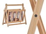 Kipit Revistero Naturel en Bois Marron 30 x 37 x 36 cm (Set de 12)