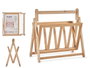 Kipit Revistero Naturel en Bois Marron 30 x 37 x 36 cm (Set de 12)