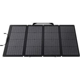 EcoFlow Panneau Solaire Portable 220W Monocristallin Double Face - 155W Face Arrière - Connecteur Standard - IP68