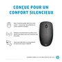 HP 235 Souris sans fil ultra-plate - Connexion 2.4 GHz stable, silence, confort, 1600 DPI et batteries longue durée pour une productivité optimale