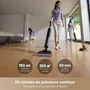 Dreame H12 Pro FlexReach - Aspirateur balai robot avec séchage à l'air chaud 90 °C, puissance d'aspiration 18000 Pa, autonomie 50 min, nettoyage à plat à 180°, technologie TangleCut